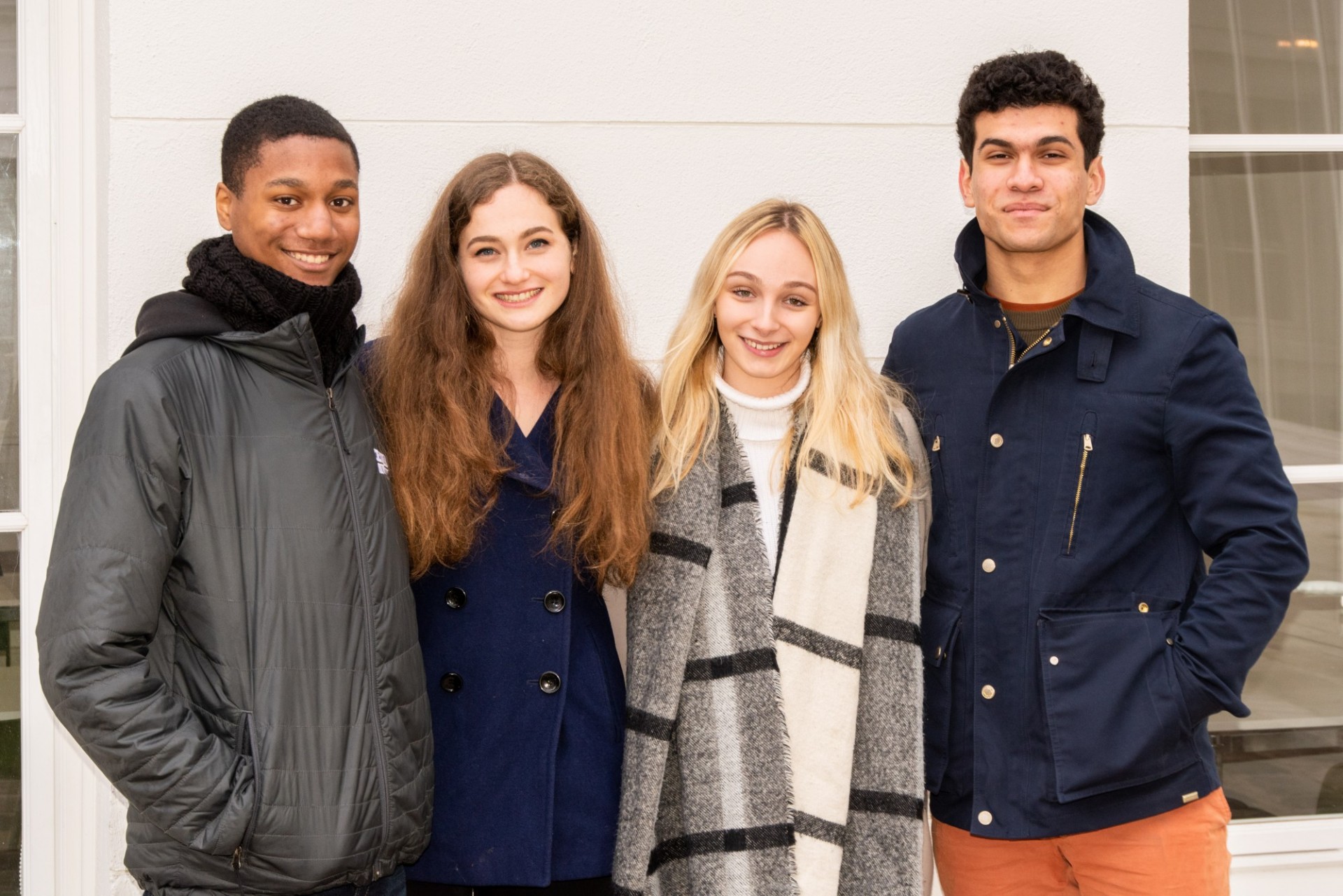 Students in the Columbia in Paris program, Spring 2020