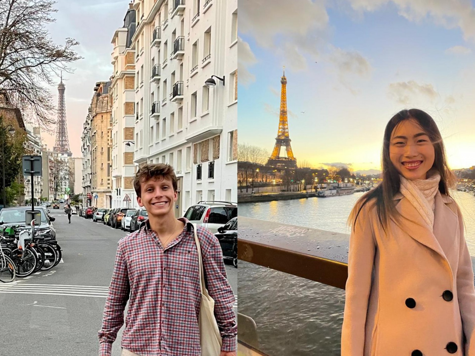 Cullen Allen (left) and Sybil Fu (right) Cullen and Sybil